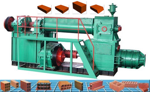 clay bricks extruder